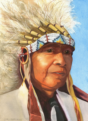 The Elder, native american, by Lori Rapuano