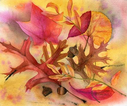 Fall Leaves by Lori Rapuano